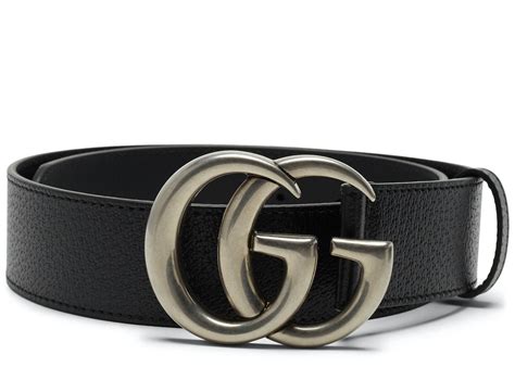 gucci leather belt with square silver buckle|silver double g gucci belt.